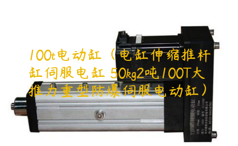 100t電動(dòng)缸（電缸伸縮推桿缸伺服電缸 50kg2噸100T大推力重型防爆伺服電動(dòng)缸）